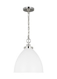 Pendants Metal Shade by Visual Comfort Studio ( 454 | CP1291MWTPN Wellfleet ) 