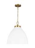Pendants Metal Shade by Visual Comfort Studio ( 454 | CP1301MWTBBS Wellfleet ) 