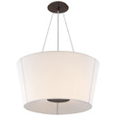 Pendants Fabric Shade by Visual Comfort Signature ( 268 | BBL 5115BZ-L Hoop ) 
