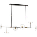 Linear/Island 4 Light + by Visual Comfort Signature ( 268 | S 5695AI/HAB-CG Calvino ) 
