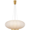 Pendants Fabric Shade by Visual Comfort Signature ( 268 | BBL 5123SB-RP Paper Moon ) 