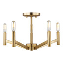 Semi-Flush Mts. Candle by Visual Comfort Studio ( 454 | 7724305-848 Vector ) 