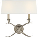 Sconces Double Candle by Visual Comfort Signature ( 268 | CHD 1191AN-L Cross Bouillotte ) 