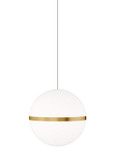 Mini Pendants Glass Down by Visual Comfort Modern ( 182 | 700MPHNENB-LEDS930 Hanea ) 