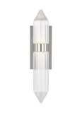 Sconces Single Glass by Visual Comfort Modern ( 182 | 700WSLGSN18N-LED927 Langston ) 
