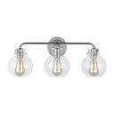 Bathroom Fixtures Three Lights by Visual Comfort Studio ( 454 | VS24403CH Clara ) 