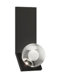 Sconces Single Glass by Visual Comfort Modern ( 182 | 700WSMINAB-LED930 Mina ) 