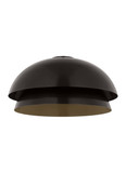 Flush Mounts Metal Shade by Visual Comfort Modern ( 182 | SLFM13627BZ Shanti ) 