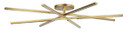 Semi-Flush Mts. Geometric/Linear by Visual Comfort Modern ( 182 | SLFM56527CCHAB Cityscape ) 