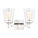 Bathroom Fixtures Two Lights by Visual Comfort Studio ( 454 | CV1032PN Alessa ) 