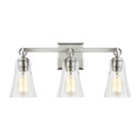 Bathroom Fixtures Three Lights by Visual Comfort Studio ( 454 | VS24703SN Monterro ) 