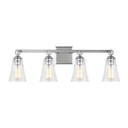 Bathroom Fixtures Four Lights by Visual Comfort Studio ( 454 | VS24704CH Monterro ) 