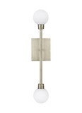 Sconces Double Glass by Visual Comfort Modern ( 182 | 700WSMRAS-LED927 Mara ) 