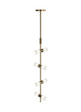 Mini Pendants Glass Down by Visual Comfort Modern ( 182 | 700MDP3CRS ModernRail ) 