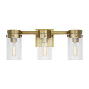 Bathroom Fixtures Three Lights by Visual Comfort Studio ( 454 | CW1003BBS Garrett ) 