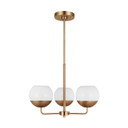 Mid. Chandeliers Glass Up by Visual Comfort Studio ( 454 | 3168103-848 Alvin ) 