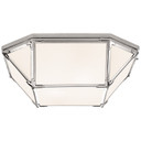 Flush Mounts Bowl Style by Visual Comfort Signature ( 268 | SK 4009PN-WG Morris ) 