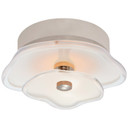 Flush Mounts Glass Down by Visual Comfort Signature ( 268 | KS 4063PN-CRE Leighton ) 