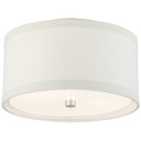 Flush Mounts Drum Shade by Visual Comfort Signature ( 268 | KS 4070BSL-L Walker ) 
