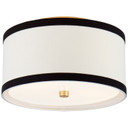 Flush Mounts Drum Shade by Visual Comfort Signature ( 268 | KS 4070G-L/BL Walker ) 