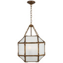 Foyer/Hall Lanterns Glass w/Frame by Visual Comfort Signature ( 268 | SK 5008GI-FG Morris ) 