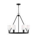 Mid. Chandeliers Candle by Visual Comfort Studio ( 454 | DJC1086MBK Egmont ) 