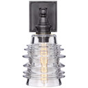 Sconces Single Glass by Visual Comfort Signature ( 268 | CHD 2472BZ-CG Covington ) 