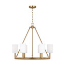 Mid. Chandeliers Candle by Visual Comfort Studio ( 454 | DJC1086SB Egmont ) 