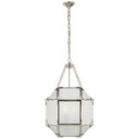 Foyer/Hall Lanterns Glass w/Frame by Visual Comfort Signature ( 268 | SK 5008PN-FG Morris ) 