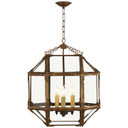 Foyer/Hall Lanterns Glass w/Frame by Visual Comfort Signature ( 268 | SK 5009GI-CG Morris ) 