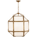 Foyer/Hall Lanterns Glass w/Frame by Visual Comfort Signature ( 268 | SK 5009GI-WG Morris ) 