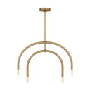 Mid. Chandeliers Candle by Visual Comfort Studio ( 454 | DJC1104SB Hadden ) 