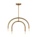 Mid. Chandeliers Candle by Visual Comfort Studio ( 454 | DJC1114SB Hadden ) 