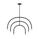 Pendants Exposed Lamps by Visual Comfort Studio ( 454 | DJC1126MBK Hadden ) 
