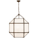 Foyer/Hall Lanterns Glass w/Frame by Visual Comfort Signature ( 268 | SK 5010AZ-WG Morris ) 