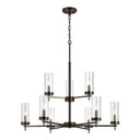Mid. Chandeliers Glass Up by Visual Comfort Studio ( 454 | 3190309EN-778 Zire ) 