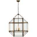 Foyer/Hall Lanterns Glass w/Frame by Visual Comfort Signature ( 268 | SK 5010GI-CG Morris ) 