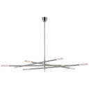 Large Chandeliers Geometric/Linear by Visual Comfort Signature ( 268 | KW 5595PN-SG Rousseau ) 