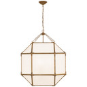 Foyer/Hall Lanterns Glass w/Frame by Visual Comfort Signature ( 268 | SK 5010GI-WG Morris ) 