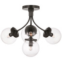 Semi-Flush Mts. Glass Down by Visual Comfort Signature ( 268 | KS 4407BZ-CG Prescott ) 