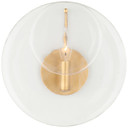 Sconces Single Glass by Visual Comfort Signature ( 268 | ARN 2455G-CSG Loire ) 