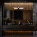Bathroom Fixtures Cylindrical / Linear by W.A.C. Lighting ( 34 | WS-15432-BK Melody ) 