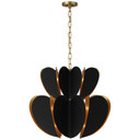 Mid. Chandeliers Candle by Visual Comfort Signature ( 268 | KS 5132BLK/G Danes ) 