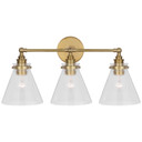 Bathroom Fixtures Three Lights by Visual Comfort Signature ( 268 | CHD 2529AB-CG Parkington ) 