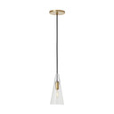 Mini Pendants Glass Down by Visual Comfort Modern ( 182 | SLPD281CNB Selina ) 
