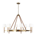 Large Chandeliers Candle by Visual Comfort Studio ( 454 | LC1018TWB Katie ) 