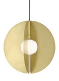 Pendants Metal Shade by Visual Comfort Modern ( 182 | 700TDOBLRR-LED930 Orbel ) 