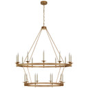 Large Chandeliers Candle by Visual Comfort Signature ( 268 | CHC 1608AB Launceton ) 