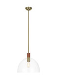 Pendants Glass Down by Visual Comfort Studio ( 454 | LP1061TWBCG Hadley ) 