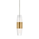 Mini Pendants Glass Down by Visual Comfort Modern ( 182 | SLPD395MO27NB Lassell ) 